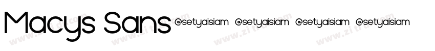 Macys Sans字体转换
